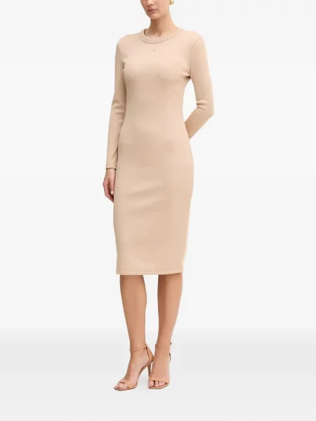 Rochie maxi Armani Exchange lungă de costum
