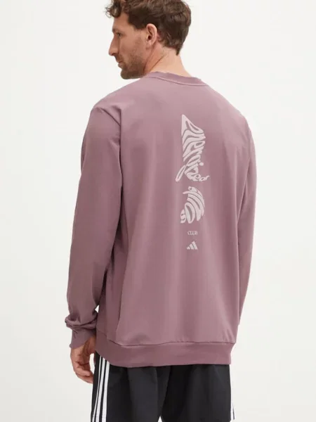 Свитер Adidas Performance фиолетовый