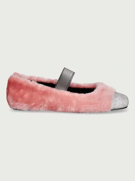 Koi Footwear балетки MISTRAL FUR BALLET FLATS
