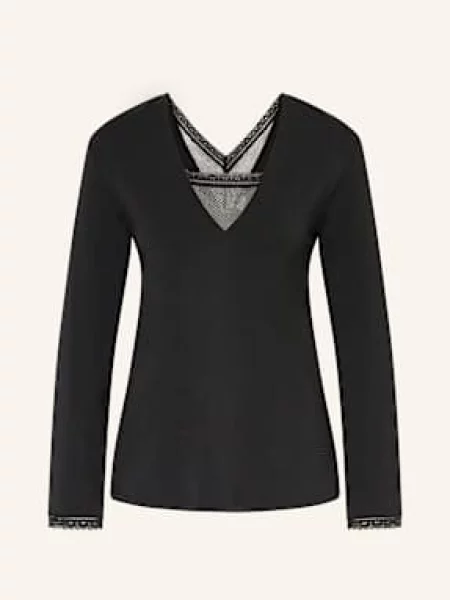 Chantelle Koszulka Od Piżamy Romance schwarz czarna