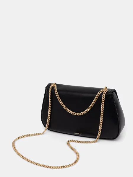 Calvin Klein torebka crossbody z imitacji skóry czarna