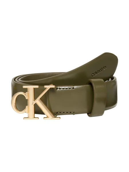 Curea Calvin Klein Jeans cu cataramă verde