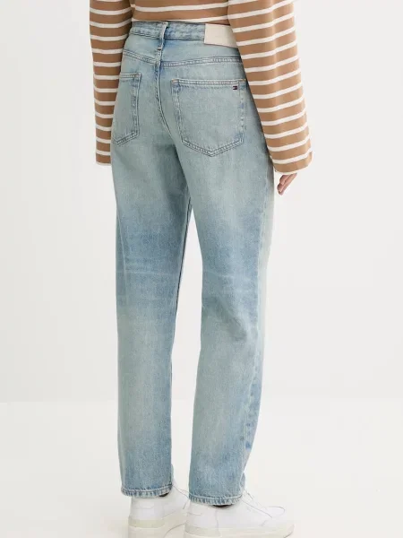 Džíny Tommy Hilfiger medium waist modré