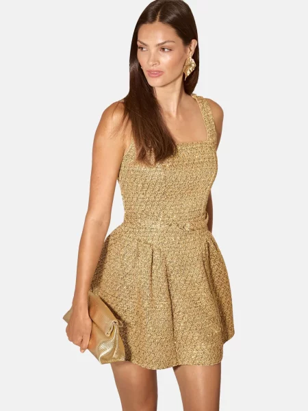 Lipsy Rochie de cocktail auriu