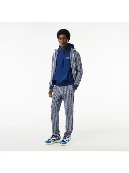 Lacoste Bluza Z Kapturem Unisex Loose Fit Organic Cotton granatowa