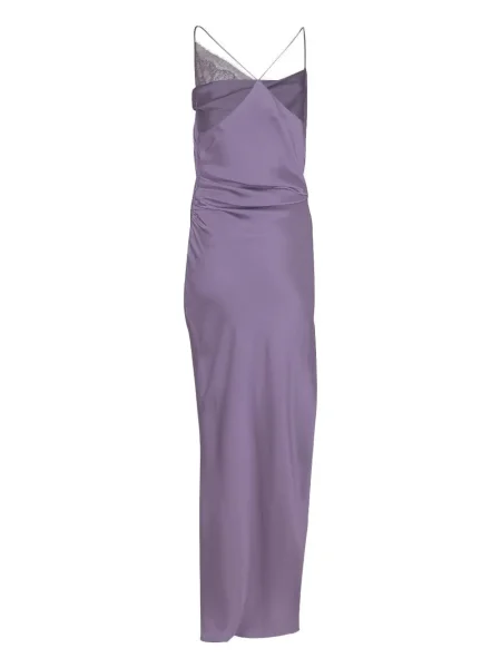 Nėriniuotas kostiumas suknele The Sei violetinė