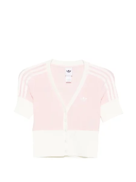 Kratak trčanje majica Adidas s vezom ružičasta