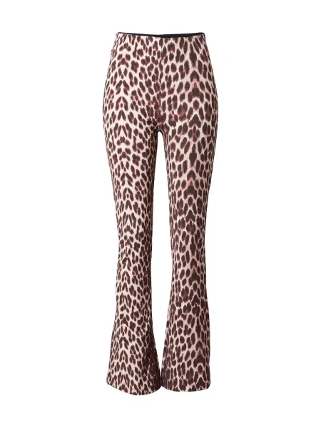 OH APRIL Leggings Tia bej / ciocolatiu negru