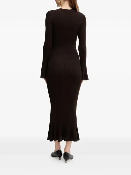 Rochie maxi Luisa Spagnoli de costum maro