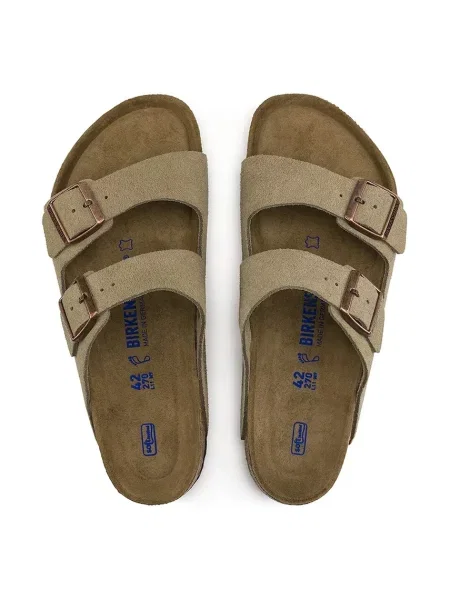 Замшевые шлепанцы Birkenstock