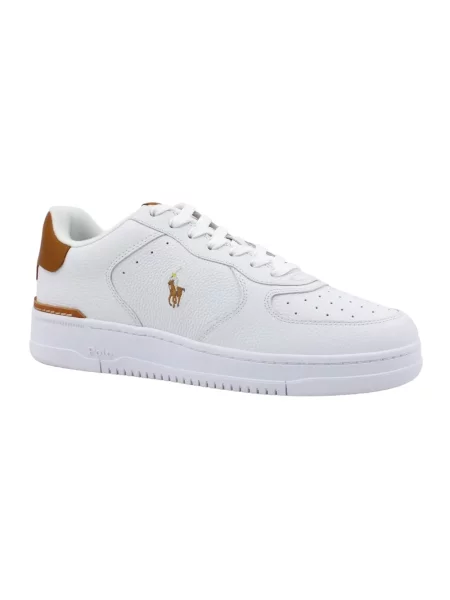 Sneakersy Ralph Lauren skórzane białe