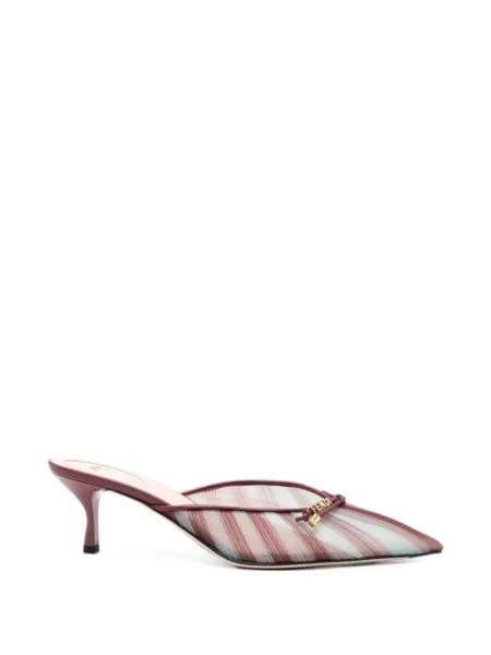 Mules Fendi červená