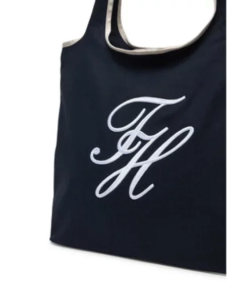 TOMMY HILFIGER Shopper torba mornarsko / bijela plava