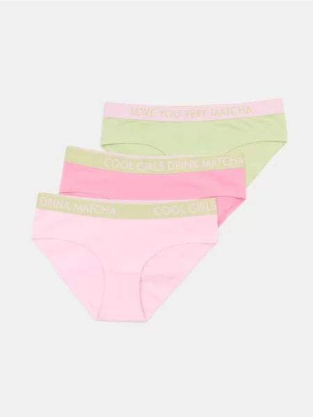 Трусики типу хіпстер 3 упаковки різнобарвний