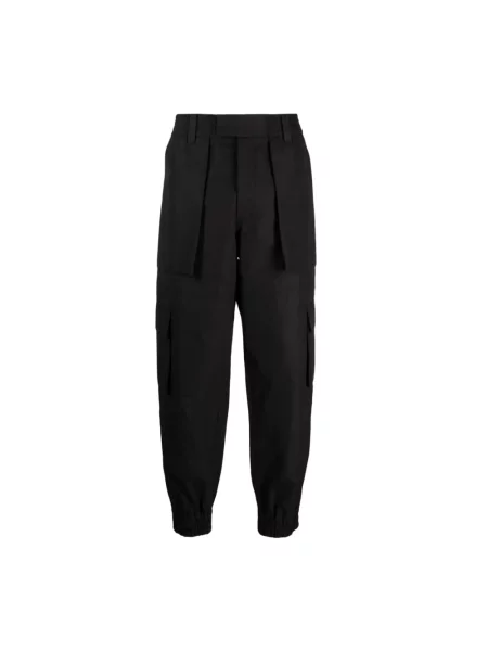 Spodnie cargo Alexander Mcqueen czarne