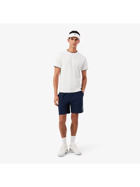 Lacoste Szorty Tenisowe Heritage Ultra Dry Stretch niebieski