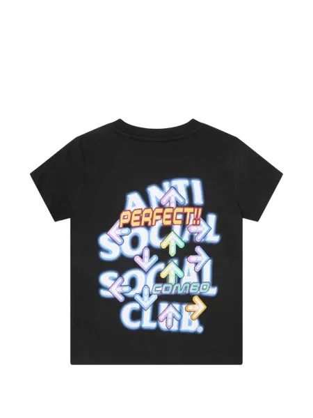Gyerek póló Anti Social Social Club fekete