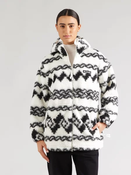 COLUMBIA Jachetă fleece funcțională Rare Escape negru alb