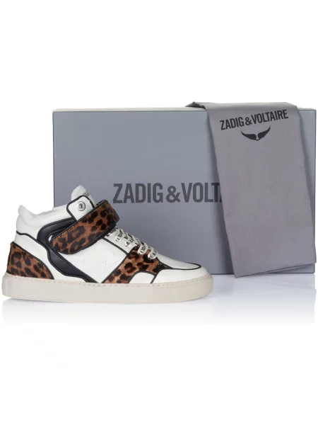 Členkové topánky Zadig & Voltaire biela