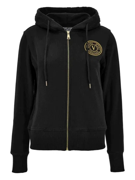 Hanorac cu glugă Versace Jeans Couture negru