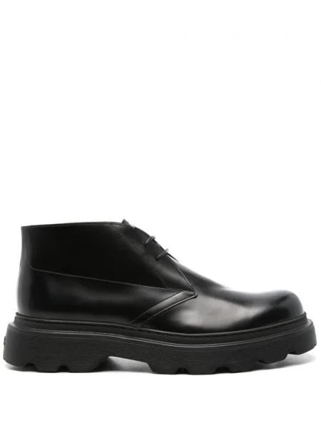 Cizme scurte Tod's din piele negru