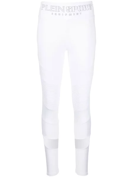 Leggings Plein Sport alb