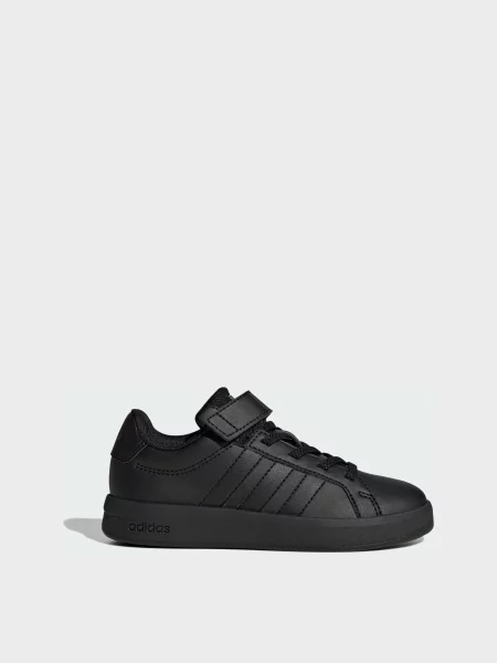 Дитячі Кеди низькі adidas комбінований верх чорний