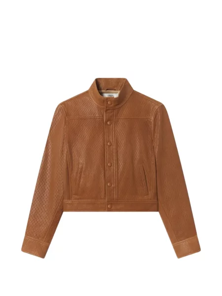 Kurtka skórzana Frame brązowa