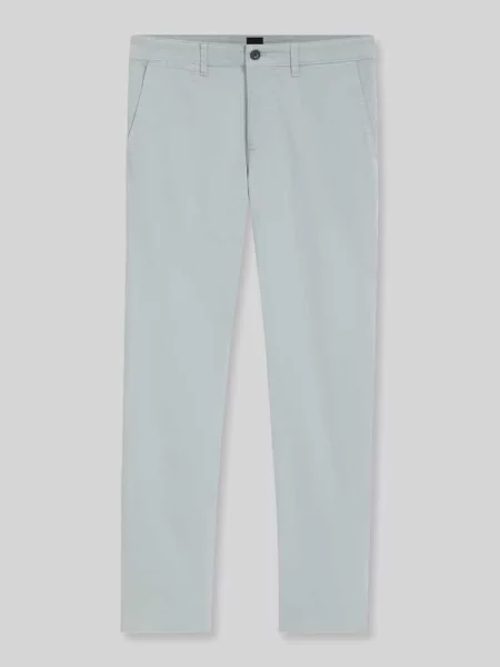 Chinos o kroju regular fit z mieszanki bawełny Boss Orange