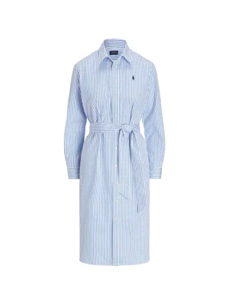 Cu centură curea Polo Ralph Lauren tricotate cu dungi albastru