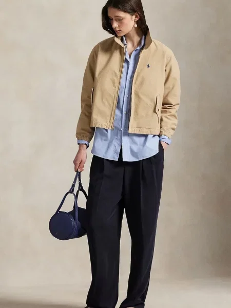Polo Ralph Lauren Kurtka przejściowa Straight Fit beżowy