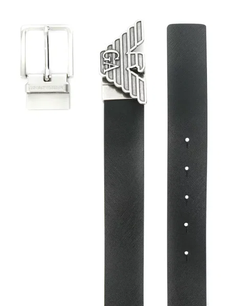 Diržas Emporio Armani su sagtimis juoda