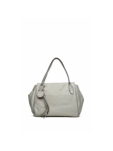Сумка шкіряна Estro сіра