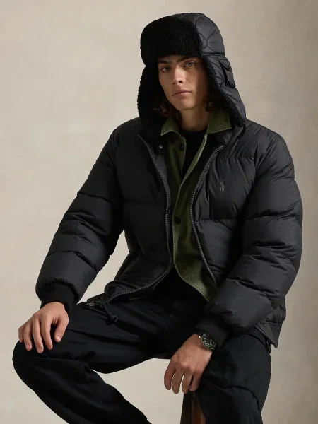 Polo Ralph Lauren Geacă din puf negru