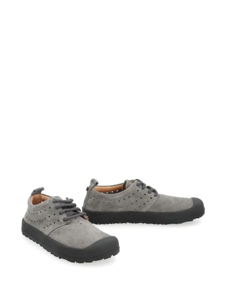 Sneakerși Volta din piele de căprioară gri