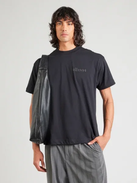 ELLESSE Majica siva crna