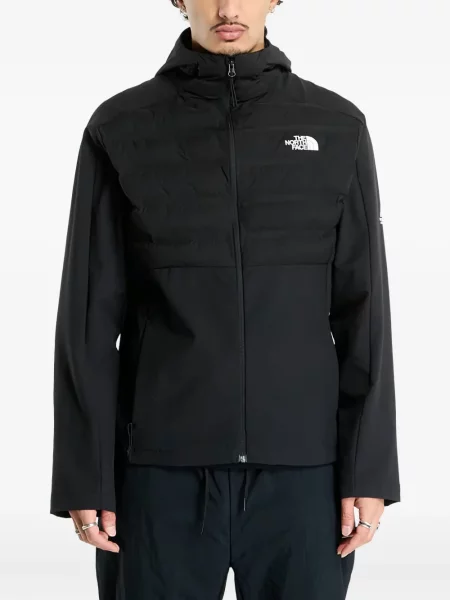 Geacă The North Face cu glugă negru