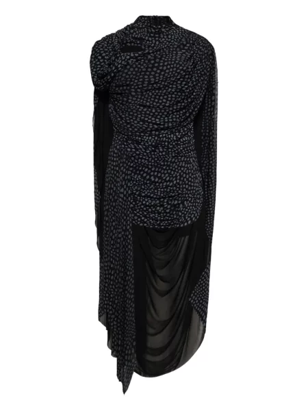 Rochie mini Christopher Esber drapată negru
