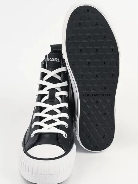 Кожаные кеды Karl Lagerfeld