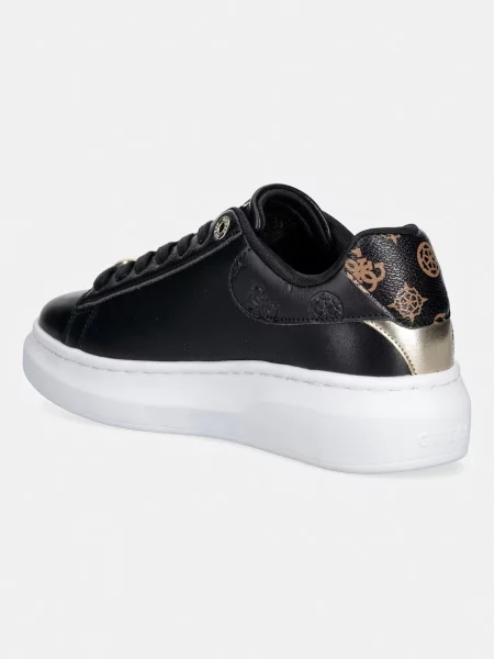 Guess FIREUP sneakersy skórzane czarne