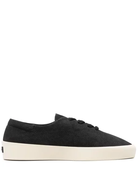Sneakerși Fear Of God din piele de căprioară negru