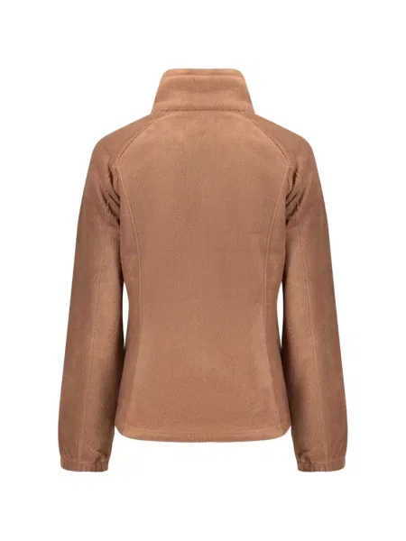 Geacă Columbia din fleece maro