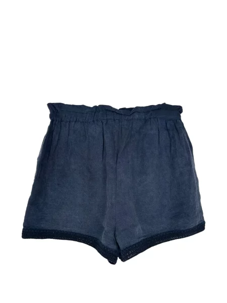 Pantaloni scurți Ulla Johnson cu cordon albastru