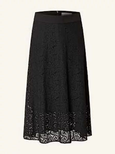 Comma Krajková Sukně černá
