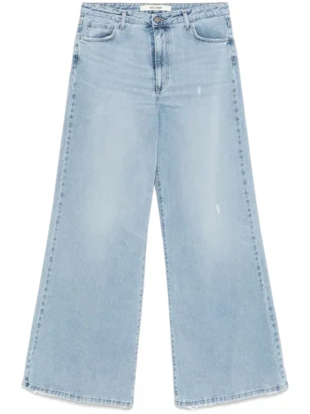 Szerokie jeansy Merci niebieskie