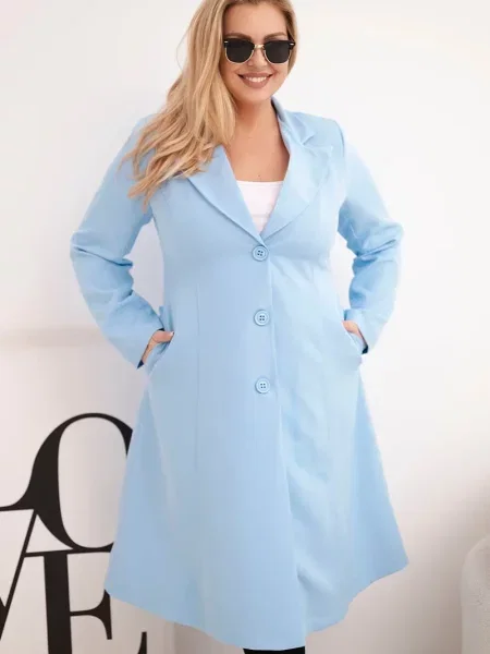 Gulerat haină de mazăre Kesi Włoski mari albastru