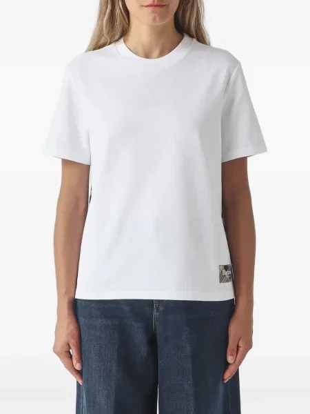 Tricou Barbour în carouri cu autograf alb