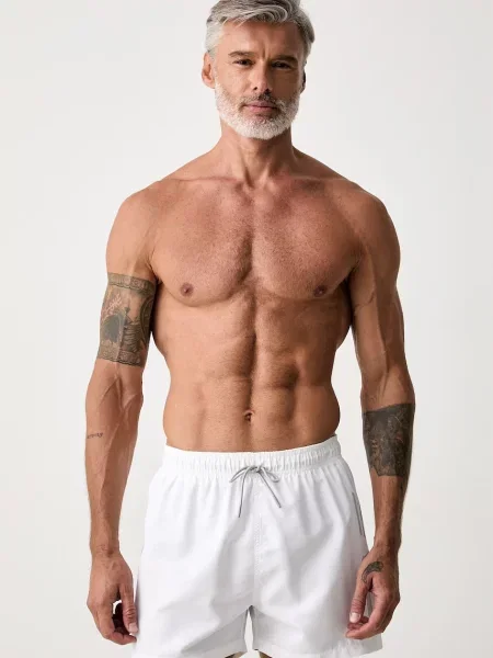 Emporio Armani szorty kąpielowe białe