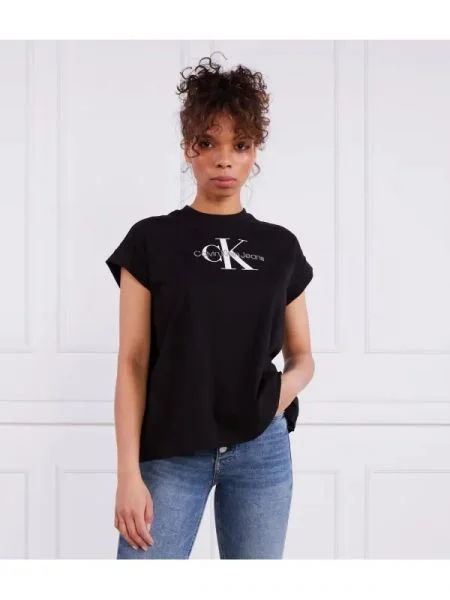 CALVIN KLEIN JEANS Tricou | Relaxed fit negru