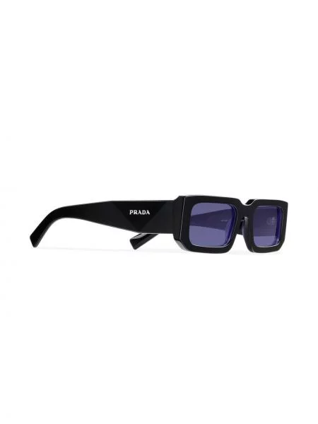 Stačiakampiai akiniai nuo saulės Prada Eyewear violetinė